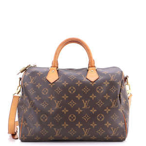 Louis Vuitton 30 Speedy Bandouliere Bag Monogram Canvas